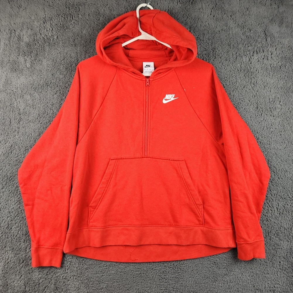 Nike Sportswear Club Fleece 1/2-Zip Pullover Hoodie Sweatshirt Men's Extra Small